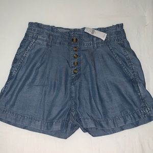 American Eagle Brand New With Tags Super Hi-Rise Shorts Size 4 w/ ButtonFly Zip